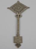 An Ethiopian Coin Silver Religious Symbol or Wand