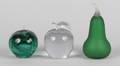 Three Pieces of Glass Fruit