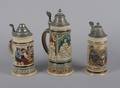 A Group of Three Ceramic Steins