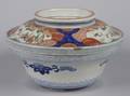 A Japanese Imari Porcelain Serving Bowl and Cover