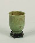 A Chinese Celadon Jade Cup