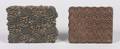 Two Asian Wood Batik Printing Blocks