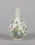 A Chinese Export Famille Rose Porcelain Bud Vase