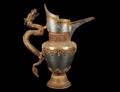 207 SINOTIBETAN PURE SILVER GILT EWER