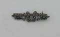 A Ladys Silver and Diamond Bar Pin