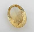 An Unmounted Oval Citrine