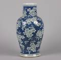 A Chinese Blue and White Hawthorne Pattern Vase