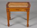 236 NEOCLASSICAL STYLE FRUITWOOD BENCH
