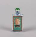 A Chinese European Subject Porcelain Snuff Bottle