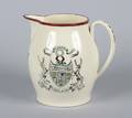 A Liverpool Transfer Decorated and Painted Jug