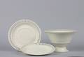 A Wedgwood Creamware Reticulated Footed Bowl on a Stand