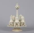 A Leeds Creamware Caster Set