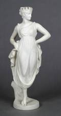 An Italian Marble Figure of a Classically Draped Female