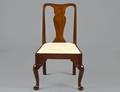 207 QUEEN ANNE MAHOGANY SIDE CHAIR
