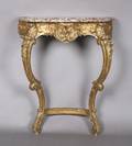 A Louis XV Gilt Wood Console Table