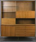 A Paul McCobb Irwin Collection Mahogany Wall Unit