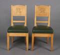 A Set of Six French Carved Oak Dining Chairs