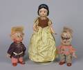 A Group of Composition Knickerbocker Snow White and Two Dwarfs