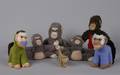 A Group of Seven Steiff Monkeys