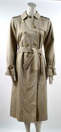 Burberry Womens Tan Trench Coat