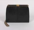 Lucille de Paris Black Alligator Bag