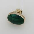 Large Green Malachite Ring