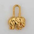Hermes Elephant Pendant