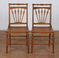 A Pair of Oak Side Chairs