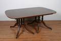 A Georgian Style Mahogany Double Pedestal Extension Table