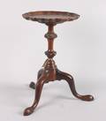 A Georgian Style Walnut Candlestand