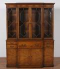 A Georgian Style Breakfront Cabinet
