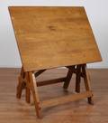 An Oak Drafting Table