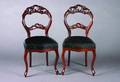 A Pair of Victorian Mahogany Side Chairs