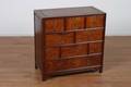 A Small Burl Walnut Chest of Drawers