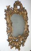 A Gilded Rococo Style Wall Mirror