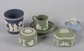 A Group of Four Wedgwood Jasperware Table Articles