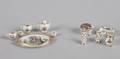 A Miniature Limoges Porcelain Tea Service