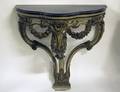 84 ROCOCO STYLE PAINTED WOOD CONSOLE TABLE
