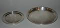 A Group of Two Silver Trays