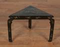 A Chinese Black Lacquer Corner Table