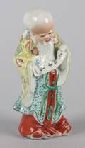 A Chinese Famille Rose Porcelain Figure of Meiren