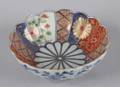 A Japanese Imari Porcelain Foliate Bowl