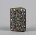 A Russian Cloisonn Enamel Box
