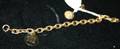 A Ladys Yellow Gold Link Bracelet