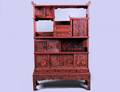 113 SUPERB LACQUERED ETAGERE
