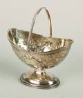 An American Silver Sugar Basket BB and Co New York
