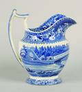 A Staffordshire Transfer Decorated Pitcher