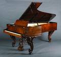 A Steinway  Sons Rosewood Grand Piano