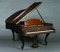 A Louis XV Style Mahogany Steinway Baby Grand Piano