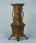 A Japanese Bronze Baluster Vase